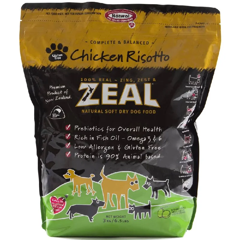 Zeal Chicken Risotto Soft Dry Dog Food 3kg