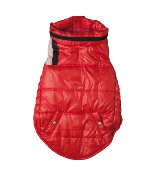 RuffLuv™ NYC The Puffer Dog Coat - Red